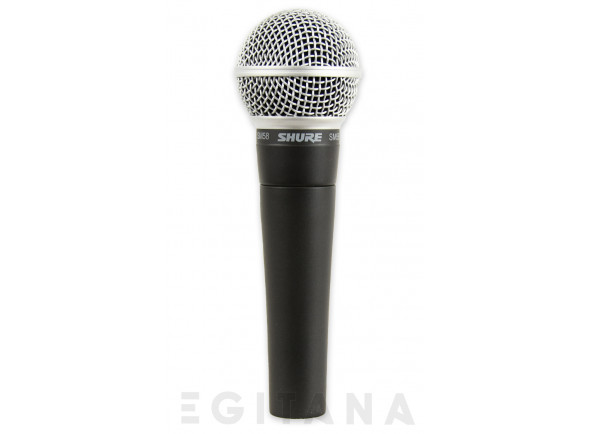 Shure SM58 LC - SHURE SM58 LC Micrófono Vocal Dinámico, Material: Hierro fundido, Patrón polar: cardioide, Impedancia: 150 Ω, Sensibilidad: -54,5 dBV/Pa (1,85 mV), Respuesta de frecuencia ajustada para voces - 50 ...