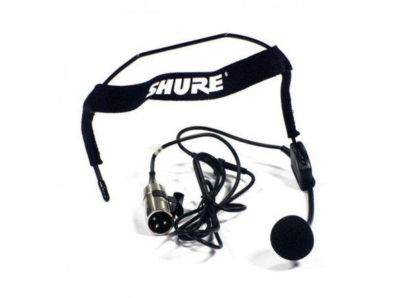 Shure WH20XLR - Marco de soporte ligero y elástico que se ajusta para mayor comodidad y seguridad., El cable de micrófono de pequeño diámetro extra fuerte resiste roturas, Micrófono plegable para fácil transporte,...