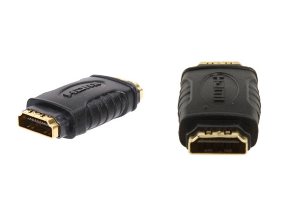 SMI  Adaptador HDMI Fêmea / HDMI Fêmea – Dourada