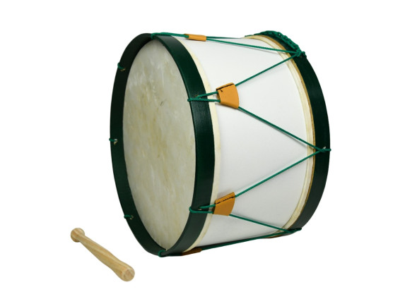 Sond Bombo tradicional 38cm verde/branco