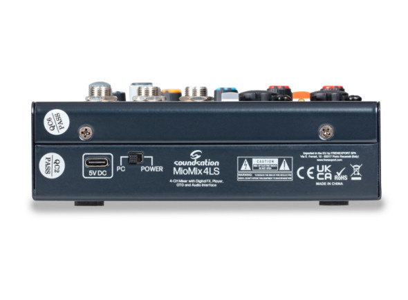 Soundsation MIOMIX 4 LS Mesa de Mistura 4 canais