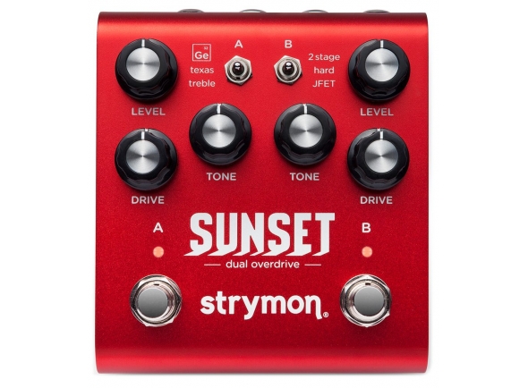 Strymon Sunset Dual Overdrive - 503/5000, sobremarcha doble, El enfoque híbrido proporciona lo mejor del mundo analógico y digital., El escenario JFET proporciona una respuesta excepcional y una interacción dinámica con su guitar...