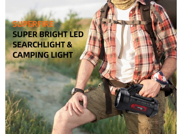 Superfire Lanterna 10W 800lm IP31 M9-E