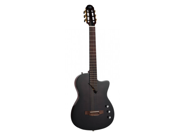 Guitarras Acústicas Tanglewood EMDC8BK Thinline Electro Nylon Black