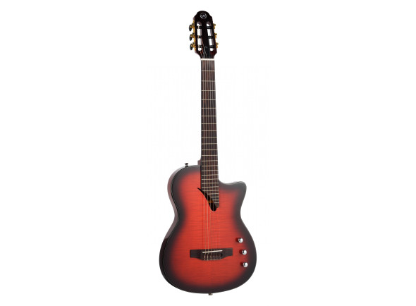 Guitarras Acústicas Tanglewood EMDC8CG Thinline Electro Nylon Cognac Gloss