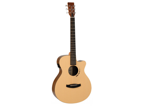 Guitarras Acústicas Tanglewood Tanglewood TM4CE Eletroacústica Metropolitan Super Folk Koa