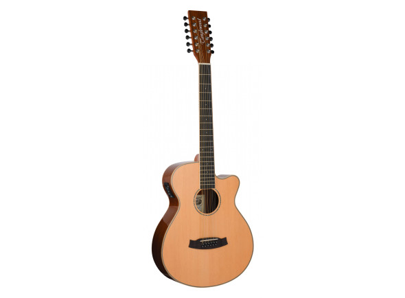Guitarras Acústicas de 12 Cuerdas Tanglewood TRX412CE Roadster Super Folk 12 String Electro Acoustic Natural