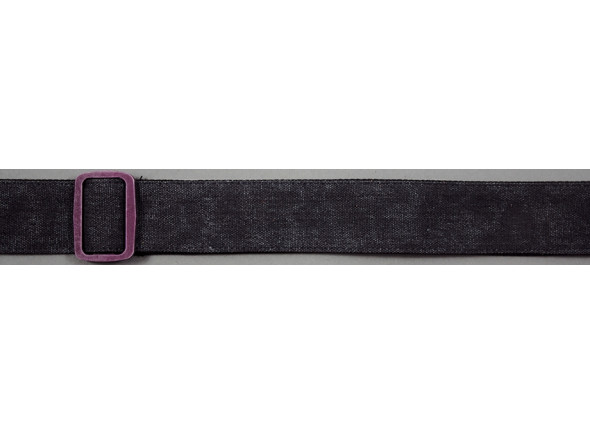 TGI Woven Black Denim Purple Buckle