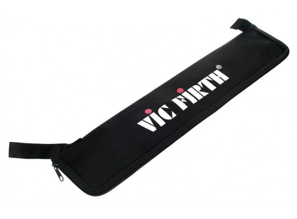 Vic Firth VFESB Essential Stick Bag - bolsa de palo, Para 4-5 pares de palos, Hecho de nailon duradero y resistente al agua., Longitud: 483 mm, Ancho (abierto): 210 mm, De color negro, 