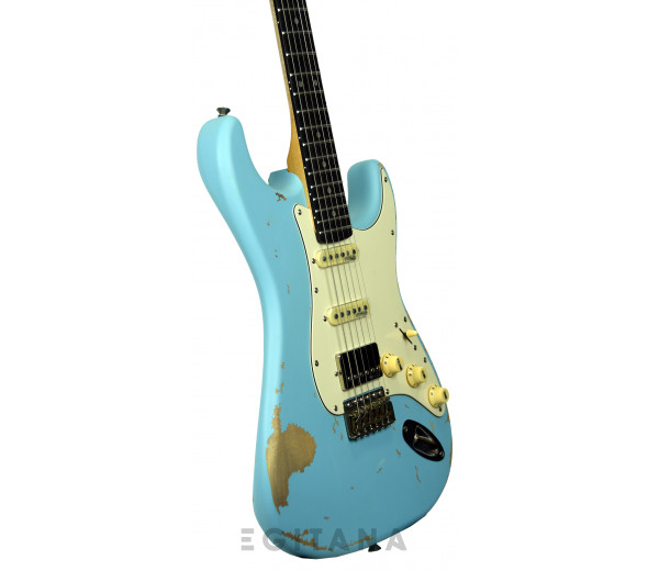 Vintage Icon V6HMRLB Ultra-Gloss Distressed Laguna Blue