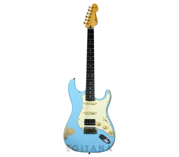 Vintage Icon V6HMRLB Ultra-Gloss Distressed Laguna Blue
