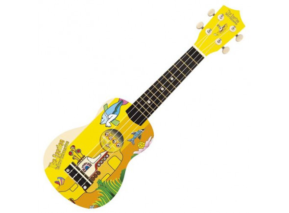 Vintage  The Beatles YSUK02 Amarelo  - Colorido, divertido y totalmente fabuloso, el ukelele de cuerdas de nailon Yellow Submarine es un instrumento ideal para principiantes., 