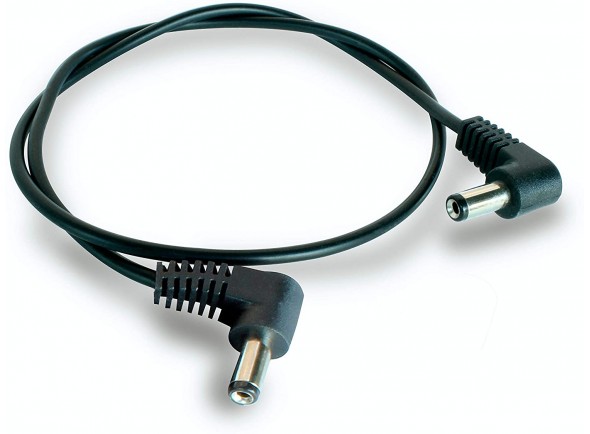 Voodoo Lab Pedal Power Cable PPBAR-R24 - cable de energia, Conector de fuente de alimentación: conector coaxial de ángulo recto de 2,1 mm, Conexión del pedal: conector coaxial de ángulo recto de 2,1 mm, Polaridad: Estándar (menos el medio...