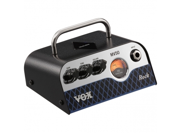 Vox  MV 50 CR Rock  - Conector de entrada/salida: 1 entrada, 1 línea/auriculares, 1 salida de altavoz, Preamplificador: Nutube 6P1, Fuente de alimentación: adaptador de CA DC19V, Preamplificador analógico con tecnología...