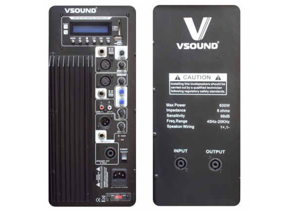 VSOUND  Sistema de Som Amplificado 1300W SOUND-SET-11