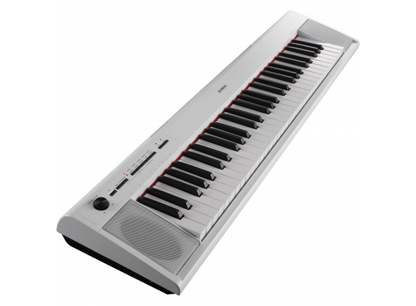 Yamaha NP-12 WH  - 61 teclas (NP-12) Graded Soft Touch con teclas sensibles al tacto, con tecla cerrada, Nuevo sonido de piano de cola estéreo, 64 notas de polifonía, Nueva reverberación, Función de grabación, USB a ...