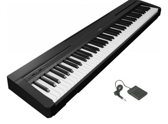 Yamaha P-45 - Yamaha P-45 Piano Digital Portátil Negro, 88 teclas pesadas de acción de martillo de tamaño completo con acabado mate (estándar de martillo graduado), polifonía de 64 voces, 10 tipos diferentes de ...