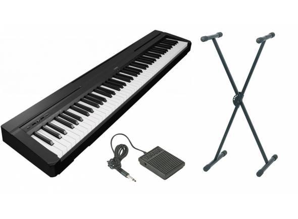 Yamaha P-45 B Stand Bundle  - Yamaha Pack Piano digital P-45 más soporte para teclado, 