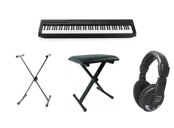 Yamaha Pack Piano P-45 Black + Suporte + Banco Yamaha Pack Piano P-45 Black + Suporte + Banco
