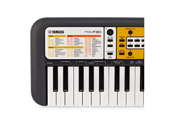 Yamaha  PSS-F30 Teclado Infantil 120 Sons 114 Estilos 20 Músicas