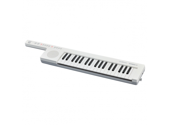 Yamaha SHS 300 Sonogenic Keytar White  - 37 teclas finas sensibles a la velocidad, 30 sonidos diferentes, Polifonía de 48 voces, transponer, Conexión a otros dispositivos, salida de auriculares, 