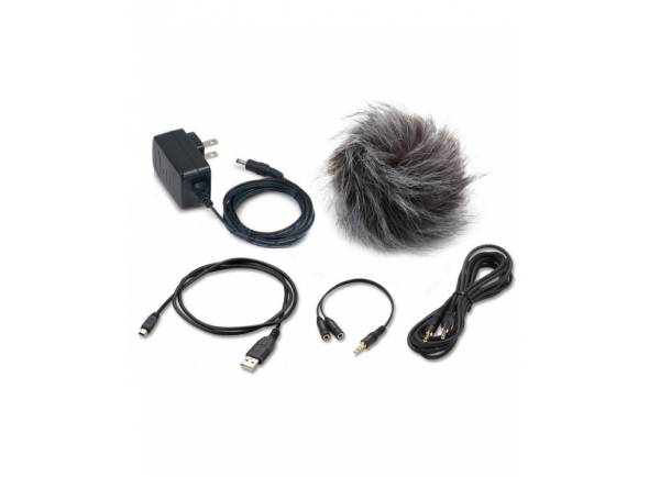 Zoom APH-4n Pro - Deadcat (protección contra el viento), cable divisor, cable atenuador, Cable USB, Adaptador de CA AD-14, 