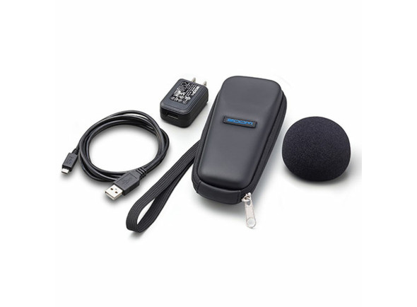 Zoom  SPH-1n - paquete de accesorios, Adecuado para grabadora digital Zoom H1n, Conjunto compuesto por:, Parabrisas, Bolsa, Unidad de alimentación USB, 