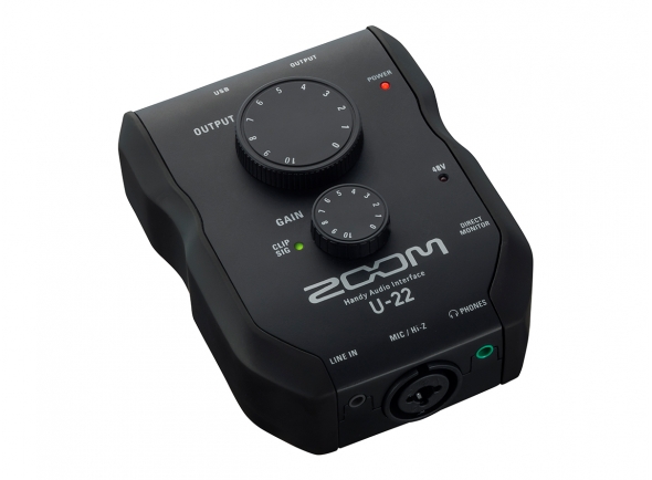 Zoom U-22 - Interfaz de audio estéreo USB para PC/Mac/iPhone/iPad, Conéctese a iPhone/iPad con el kit de conexión de cámara Apple iPad o el adaptador de cámara Lightning a USB (se vende por separado), 2 pilas ...
